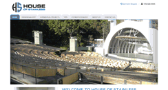 Desktop Screenshot of houseofstainless.com